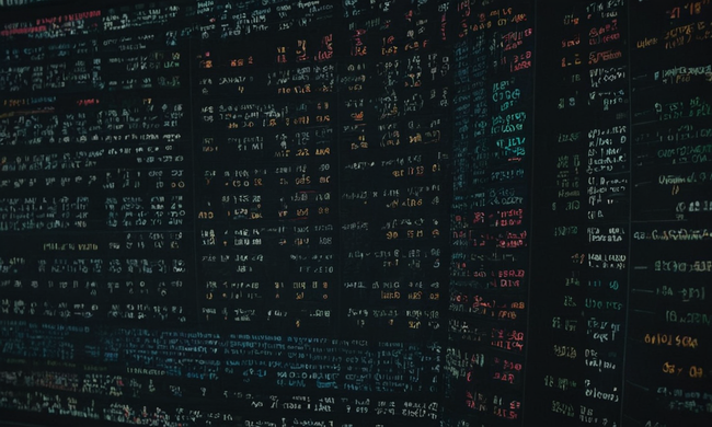 Diseños de código y visualizaciones de datos que ilustran conceptos de programación funcional.