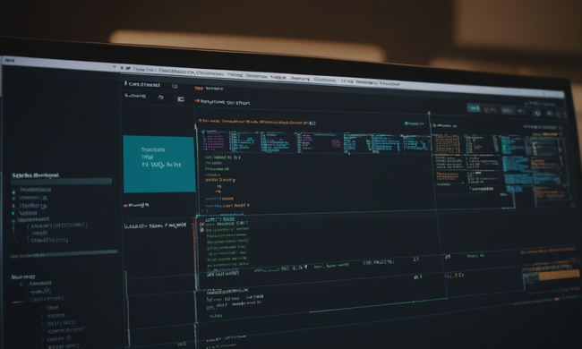 Herramientas de software icónicas y scripts en un diseño de flujo de trabajo que ilustra pruebas eficaces de extremo a extremo en la integración continua.